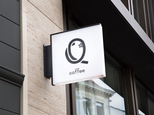 miraini (piraoka)さんのカフェバー「Q Coffee」のロゴへの提案