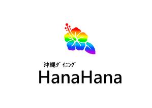 齋藤の旦那 (hinadanna)さんの沖縄ダイニング HanaHanaのロゴデザインへの提案