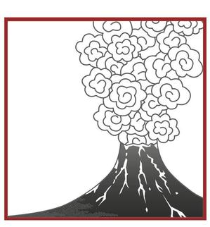 G★N Design (1413kana)さんのラーメン店で使用する赤富士のイラストへの提案