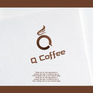 waka (wakapon1987)さんのカフェバー「Q Coffee」のロゴへの提案