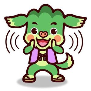 Cutiefunny (megu01)さんの(やまびこ)と言う山の神、妖怪をゆるキャラ風か雷神図の様な少し怖いキャラにデザインして欲しいへの提案