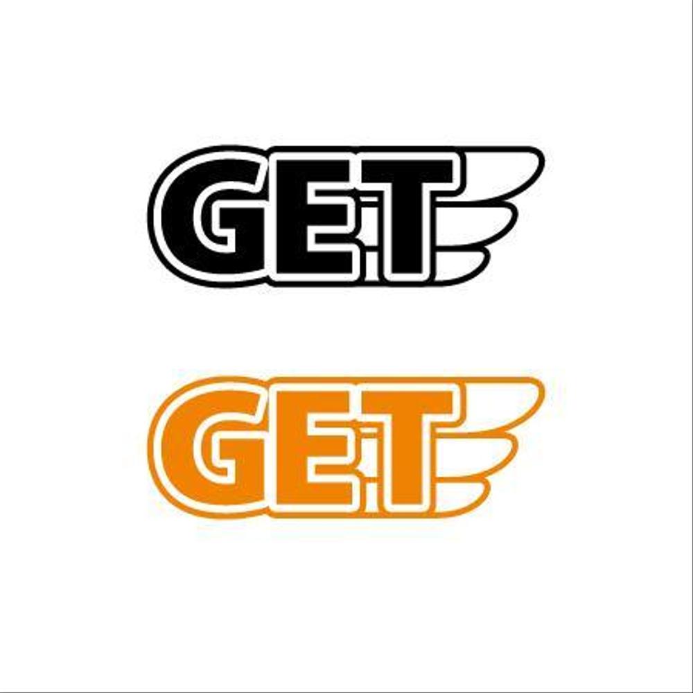 「GET」のロゴ作成