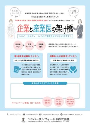 稲川　典章 (incloud)さんの企業向け産業医紹介、衛生委員会運営支援用　チラシ作成への提案