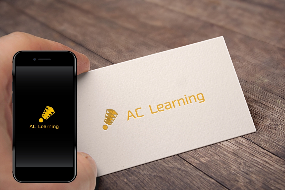 「ACラーニング株式会社」のロゴ作成-加速学習をテーマとした会社のロゴ