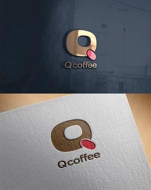 yuDD ()さんのカフェバー「Q Coffee」のロゴへの提案