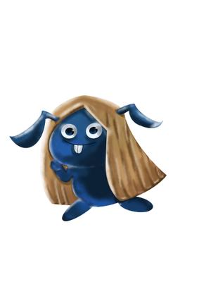 たつゆ (TATSU-33)さんの(やまびこ)と言う山の神、妖怪をゆるキャラ風か雷神図の様な少し怖いキャラにデザインして欲しいへの提案