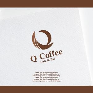 waka (wakapon1987)さんのカフェバー「Q Coffee」のロゴへの提案