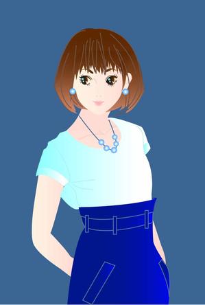 chiharu2010 ()さんの30代後半からの女性をターゲットとしたポータルサイトの女性のイラストへの提案