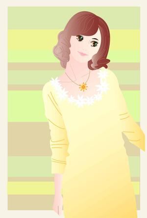 chiharu2010 ()さんの30代後半からの女性をターゲットとしたポータルサイトの女性のイラストへの提案