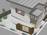 design cgz 坂本 (sakamoto-k)さんのかかりつけ薬局（新築一軒家）の外観・内観パース作成への提案