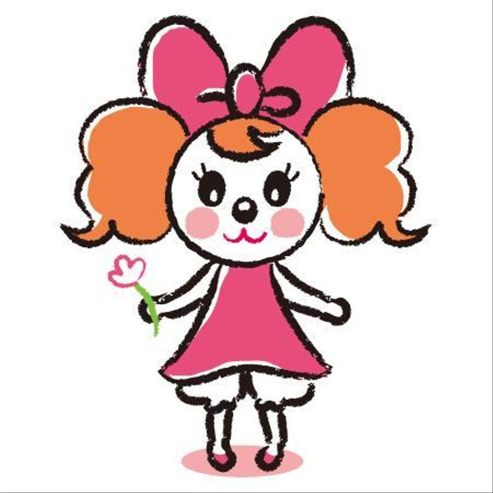 美容求人サイトメインキャラクターのイラスト作成