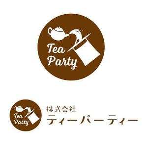 山本ゆう (yukke_0703)さんの会社ロゴ「ティーパーティー」の作成への提案