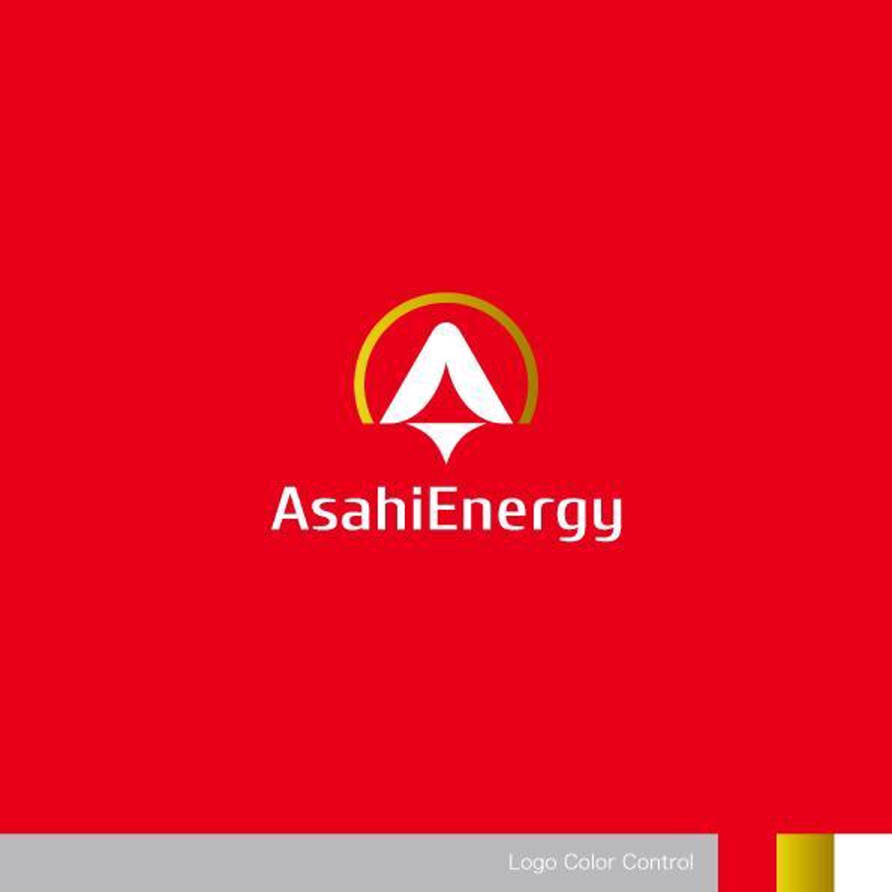 石油燃料配達の会社「アサヒエナジー株式会社」のロゴ