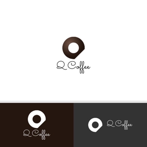 viracochaabin ()さんのカフェバー「Q Coffee」のロゴへの提案
