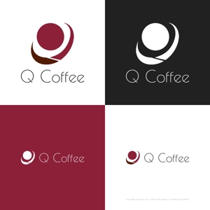 themisably ()さんのカフェバー「Q Coffee」のロゴへの提案