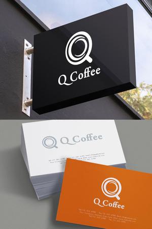 YOO GRAPH (fujiseyoo)さんのカフェバー「Q Coffee」のロゴへの提案