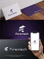 maharo77 (maharo77)さんのFXのツール紹介サイト「Forextech」のロゴへの提案