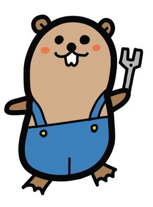 もりちん (morrymoriko)さんのビーバーのキャラクターデザインへの提案