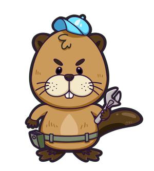 さんのビーバーのキャラクターデザインへの提案