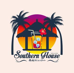 popsection (popsection)さんの南国ダイニングバー「Southern House」のロゴへの提案