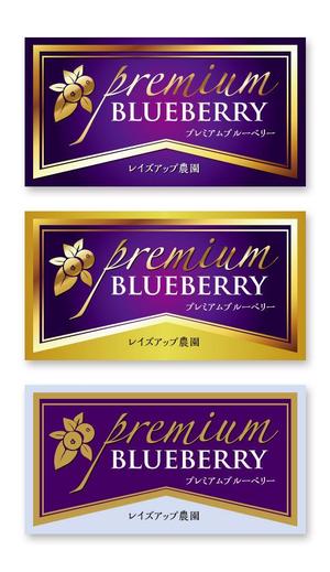growth (G_miura)さんのぶるーべりーパックに貼る、商品紹介ラベルの制作への提案