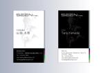 Good Labo (T_DESIGNLabo)さんの音楽系映像を手掛ける制作会社「SEEN」名刺デザインへの提案