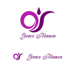 MacMagicianさんの女性の美しさを追求するマナー教室「grace blanca」のロゴへの提案