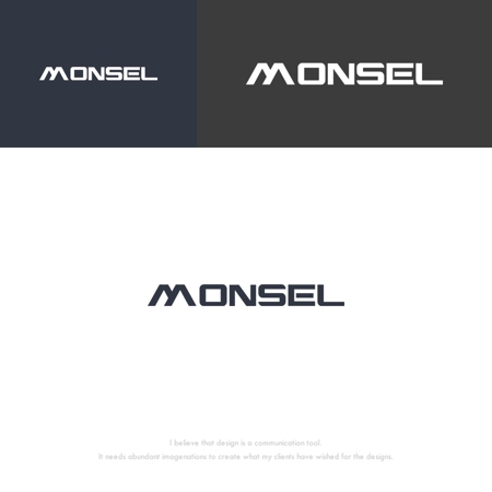 さんの事例 実績 提案 ファッションブランド Monsel のロゴの作成依頼 お世話になります M クラウドソーシング ランサーズ
