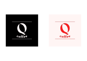 coffee_bamboo (coffee_banboo)さんのカフェバー「Q Coffee」のロゴへの提案