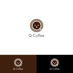 mass (mass_design)さんのカフェバー「Q Coffee」のロゴへの提案