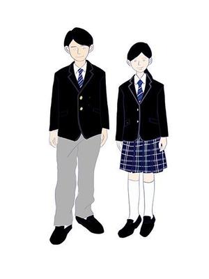 すずきあやこ (jonikichi)さんの首都圏の高等学校の制服イラスト　カッコいい・写実的　イラスト画の募集への提案