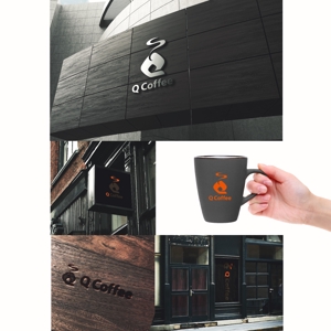 sazuki (sazuki)さんのカフェバー「Q Coffee」のロゴへの提案