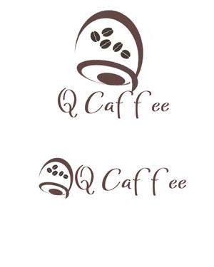 ソラオ (qcooko)さんのカフェバー「Q Coffee」のロゴへの提案