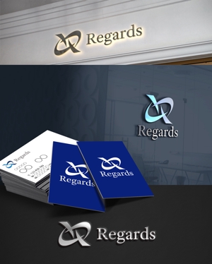 D.R DESIGN (Nakamura__)さんの会計コンサルティング会社「Regards」のロゴへの提案