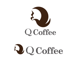長谷川映路 (eiji_hasegawa)さんのカフェバー「Q Coffee」のロゴへの提案