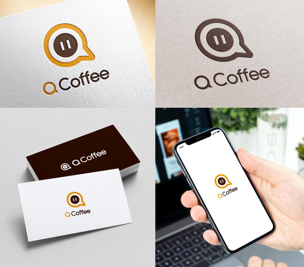 カフェバー「Q Coffee」のロゴ