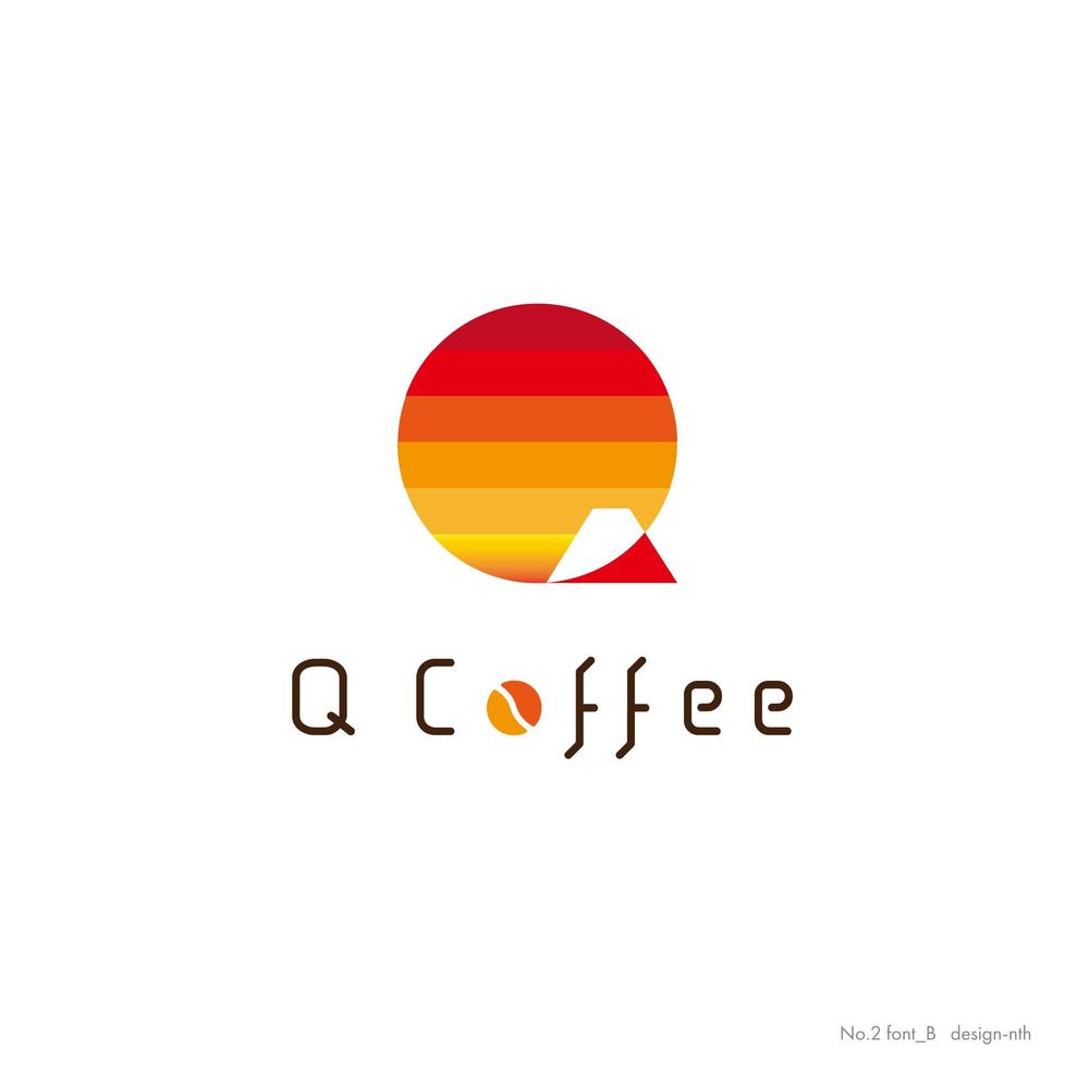 カフェバー「Q Coffee」のロゴ