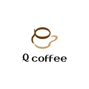 YNincさんのカフェバー「Q Coffee」のロゴへの提案