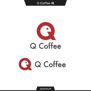 queuecat (queuecat)さんのカフェバー「Q Coffee」のロゴへの提案