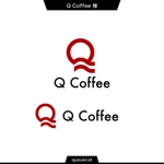 queuecat (queuecat)さんのカフェバー「Q Coffee」のロゴへの提案