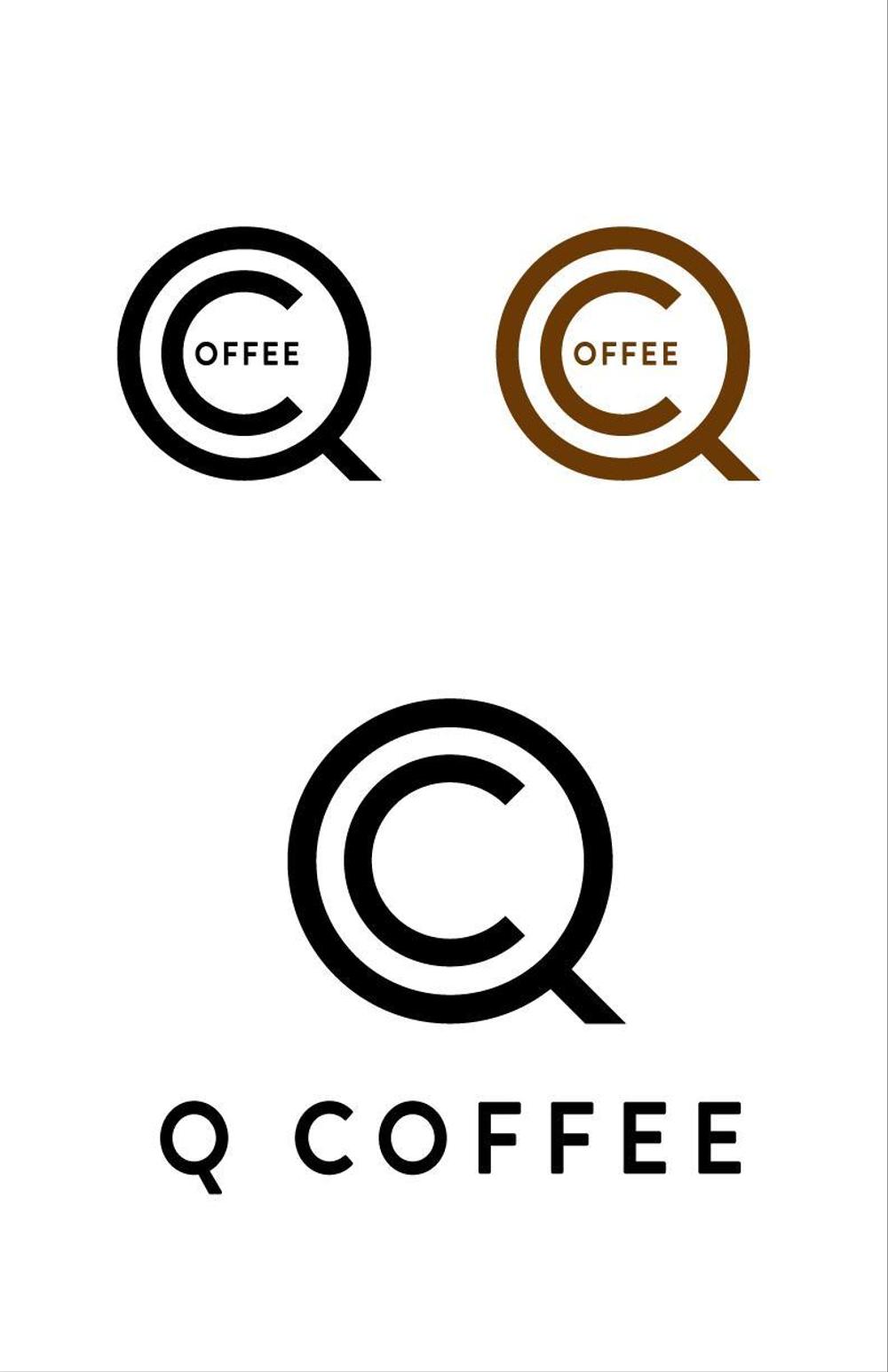 カフェバー「Q Coffee」のロゴ