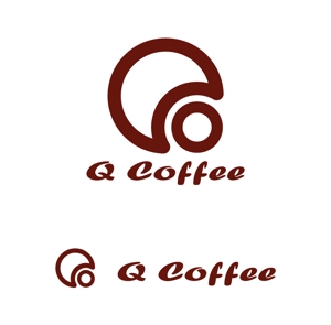 MacMagicianさんのカフェバー「Q Coffee」のロゴへの提案