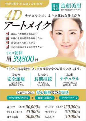 curry-man ()さんの医療アートメイクチラシへの提案