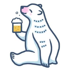 Cutiefunny (megu01)さんのほろ酔いのシロクマのイラストへの提案