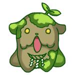けもかも (kemokam0)さんの(やまびこ)と言う山の神、妖怪をゆるキャラ風か雷神図の様な少し怖いキャラにデザインして欲しいへの提案