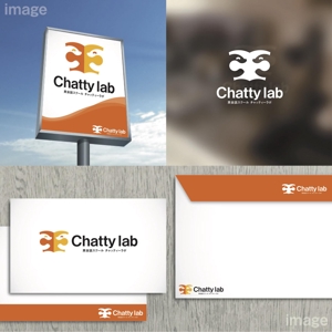 oo_design (oo_design)さんの英会話スクール「Chatty lab（チャッティーラボ）」のロゴ　への提案