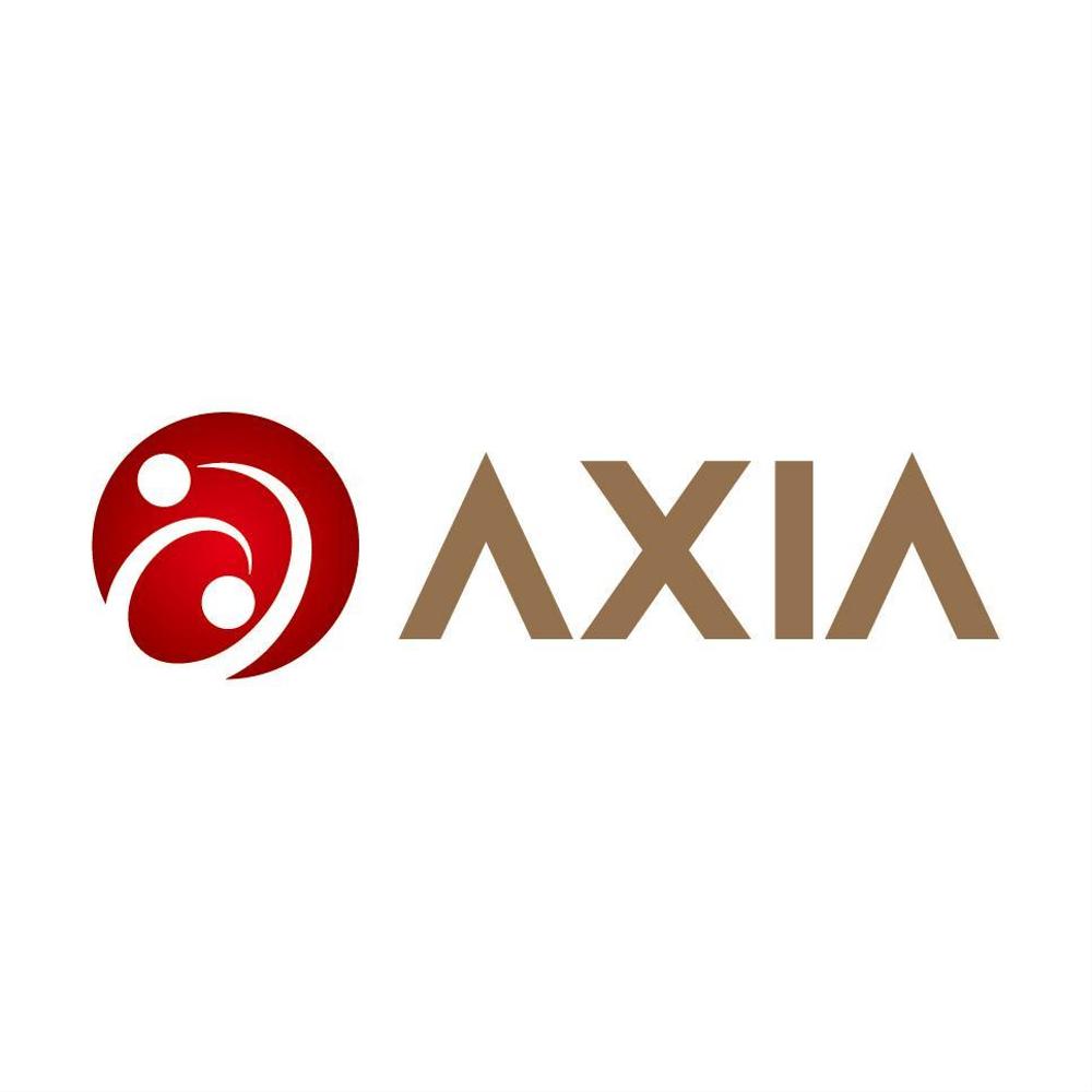 「AXIA　（株式会社アクシア）」のロゴ作成