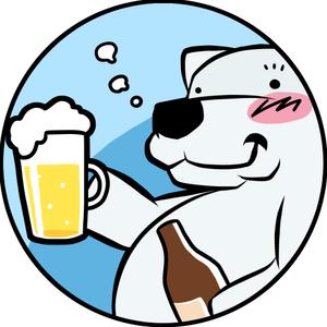 C.A.T (horichan_mix)さんのほろ酔いのシロクマのイラストへの提案