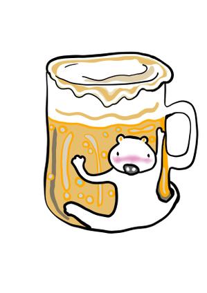 泉  (yumi1237)さんのほろ酔いのシロクマのイラストへの提案