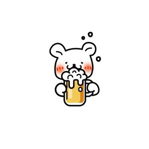 noraya_jr (noraya_jr)さんのほろ酔いのシロクマのイラストへの提案